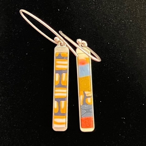 💥SALE Handmade Bracelet & Post Earrings JILZARAH French Quarter Reversible EUC - Picture 7 of 10